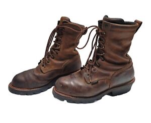 Redwing 4420 Men's 11 E2 Brown Leather Safety Toe Loggermax Lineman Work Boots