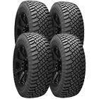 (QTY 4) 37x12.50R17 Atturo Trail Blade X/T 124Q Load Range D Black Wall Tires