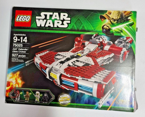 LEGO Star Wars JEDI DEFENDER CLASS CRUISER - 75025-Open Damaged Box - Incomplete