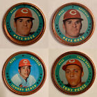 1971 Topps Cincinnati Reds Coins:  PETE ROSE (X2!), JOHNNY BENCH & TONY PEREZ