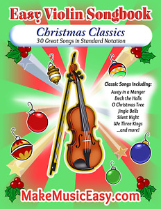 Violin Sheet Music PDF Songbook - Christmas Classics