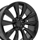 24 inch Black 5916 Wheels SET Fit GMC Sierra Yukon Escalade Rims