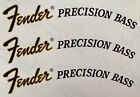 70s Fender Precision Bass Headstock Decal (3 pcs.)