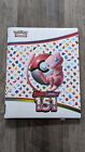 Pokemon 151 Binder (20 - 9 Pocket Pages)  (Holds 360 Cards) Scarlet & Violet