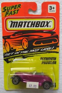 Matchbox Super Fast Plymouth Prowler #34 New Model 1:64 Scale Diecast 1994