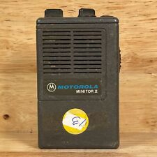 Motorola Minitor II H03UMC1222AC Gray Portable Two-Channel VHF Analog Pager