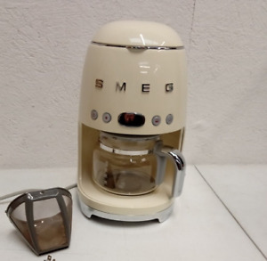 SMEG 50'S RETRO STYLE AESTHETIC WHITE 10 DRIP COFFEE MAKER MACHINE
