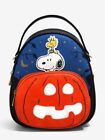 Peanuts Snoopy & Woodstock The Great Pumpkin Convertible Light-Up Mini Backpack