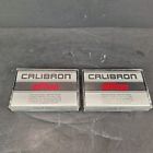 Vintage Calibron Cassette Head Cleaner Demagnetizer Tape Lot of 2