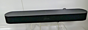 Sonos Beam Wireless Soundbar Speaker S14 Black With Power Cord - Tested & Works
