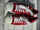 Mens 10 Converse Jack Purcell Low Top Sneakers Red Canvas 148759C