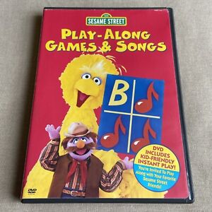Sesame Street: Play-Along Games & Songs (DVD 1986) Puzzles Music Elmo Big Bird +
