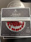 Jolee's Hot fix Swarovski Crystal  4mm 30 Pc Each Red w/Storage - BNIP