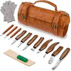 New ListingWood carving wood carving knife beginner tool belt leather case luxury set