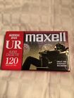 Maxell UR120 Blank Audio Cassette Tapes 120 Minutes Normal Bias Sealed