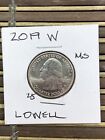 VERY COOL 2019W 25c LOWELL WEST POINT MINT QUARTER