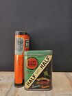 New ListingHalf and Half Sample size vertical pocket tobacco tin-Empty