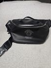 Versace Belt Bag Black Travel / Fanny Pack Crossbody Medusa Designer Unisex NEW.