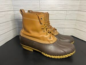 LL Bean 175052 Men's Brown Classic Waterproof Leather 8