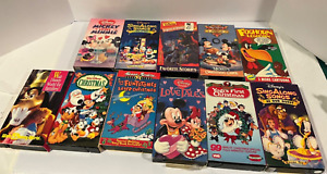 New ListingVHS Lot of 11 Disney Sing Along Hanna Barbera Flintstones, Foghorn Leghorn