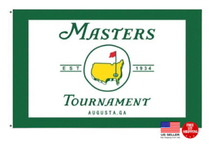 The Masters Green 3x5 Flag Man Cave Flag Banner Augusta Golf Club Tournament USA