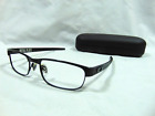 Oakley Metal Plate OX5038-0555 55-18 Men's Matte Black Eyeglasses Frames w/Case