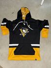 Sidney Crosby Pittsburgh Penguins Fanatics Laced Pullover Hoodie *MENS SIZE L*