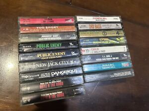 Hip Hop Rap Cassette Tapes Lot 17 Tapes Cypress Beasties EPMD Dj Quik