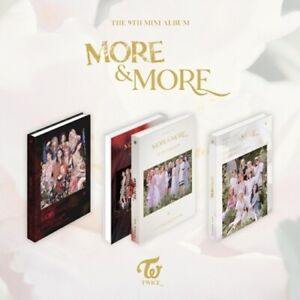 Twice-[More&More]9th Mini Album CD+Poster+PhotoBook+Card+Post+etc+Gift