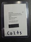 Anthony Richardson Immaculate On Card Rookie Patch Auto Redemption RC Panini