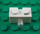 LEGO White 1x2 Electric Brick with Side Lamp Light