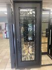 Wrought Iron single door 36” X 96” ,Operable Glass with Iron Pulls