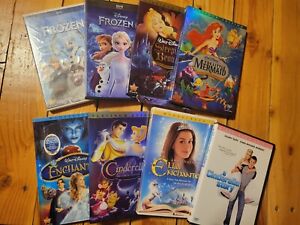 Lot of 8 Disney Princess Movies On DVD