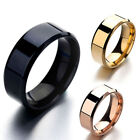 Men Titanium Stainless Ring Lover Couple Rings Jewelry Vintage Cool Rings Gifts