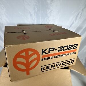 Vintage Kenwood KP-3022  Turntable Record Player 1973 Works Original Box ￼