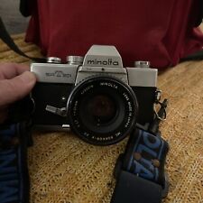 Minolta Srt 201 w 50mm silver body  35mm film Camera , MC Rokkor X PF