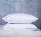 Goose Down Feather Pillow For Sleeping 2 Pack Hotel Collection Pillows Set Of 2