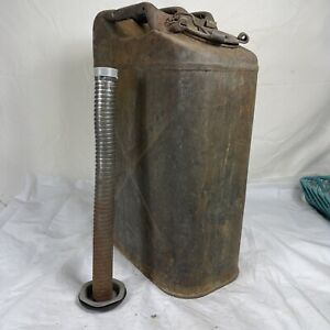 Jerry Can with Spout Stamped 20-5-45. WW2 Military Gas Can Rare
