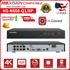 Hikvision Compatible 8CH 8POE 4K OEM NVR HS-N608-Q1/8P SECURITY CCTV NVR H.265