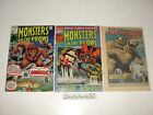 Monsters On The Prowl #9 19 & 26 Comic Lot Marvel 1971 Jack Kirby Bronze Horror