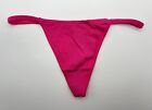 Victoria's Secret Panties NWT Size Large L PINK Cotton Logo G-String Thong NEW