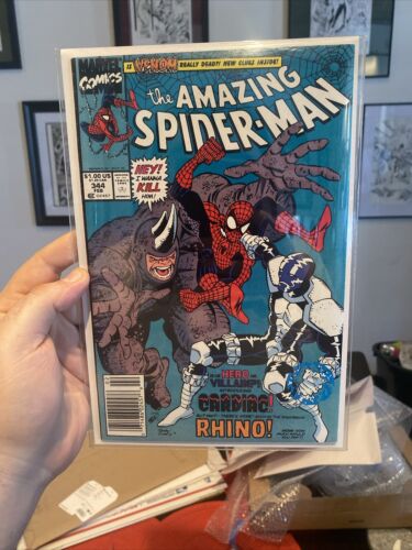 Amazing Spider-Man #344Newsstand 1st Cletus Kasady (Carnage) 1991 Marvel Comics