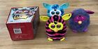 Lot Of 4 2012 Furby Boom Sweater Stripes Aqua Wave Pink Speckled Tested