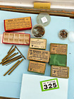 Watchmakers job lot brass bushes or Bouchons realy Nice Large mixed selection