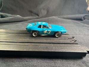 Original Vintage AFX Petty Roadrunner HO Slot Car in Blue
