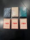 New Listing3 Vintage TWA Airlines Collector's Series Playing Cards Plus Bonus Cards BX 800