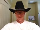 American Hat Co.   Houston Texas USA   4X Beaver Cowboy Hat   Size 7. 1/8  Black