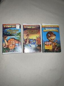 New ListingVHS Sealed Land Before Time VHS Kids Movies Lot Of 3