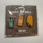 Taco Bell Official Live Mas Pin Set