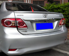 ABS Silver Rear Trunk Spoiler Wing For 2007-2013 Toyota Corolla Sedan 4-Door (For: 2010 Toyota Corolla)